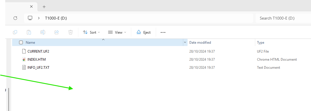Firmware Drag and Drop